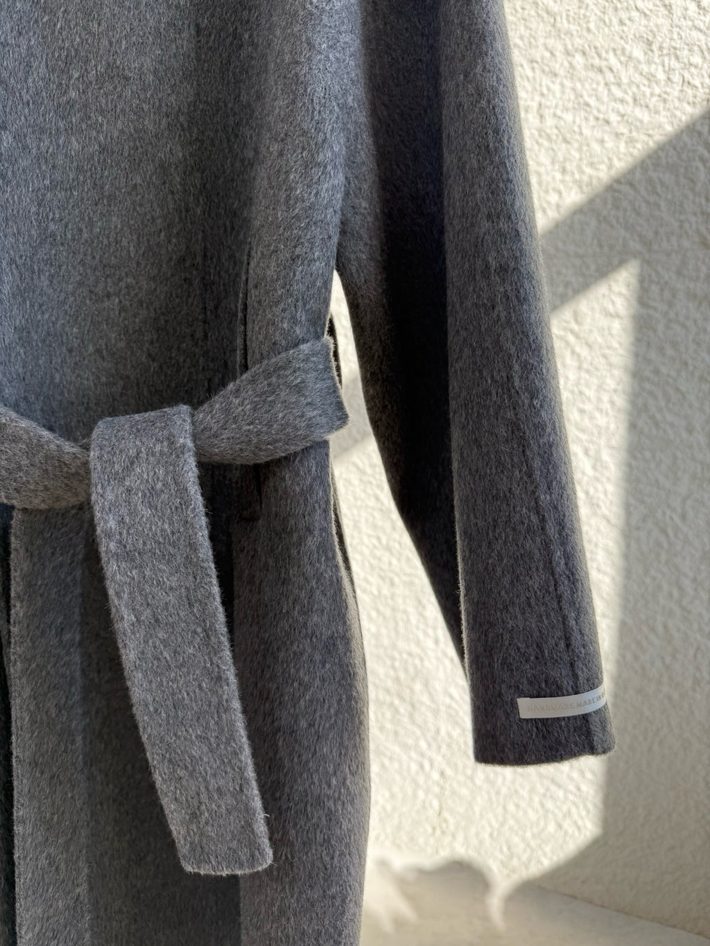 Dark Grey Wool Longline Coat (PRE ORDER)